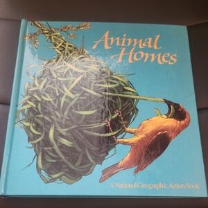 Vintage "Animal Homes" Pop Out Childrens Book